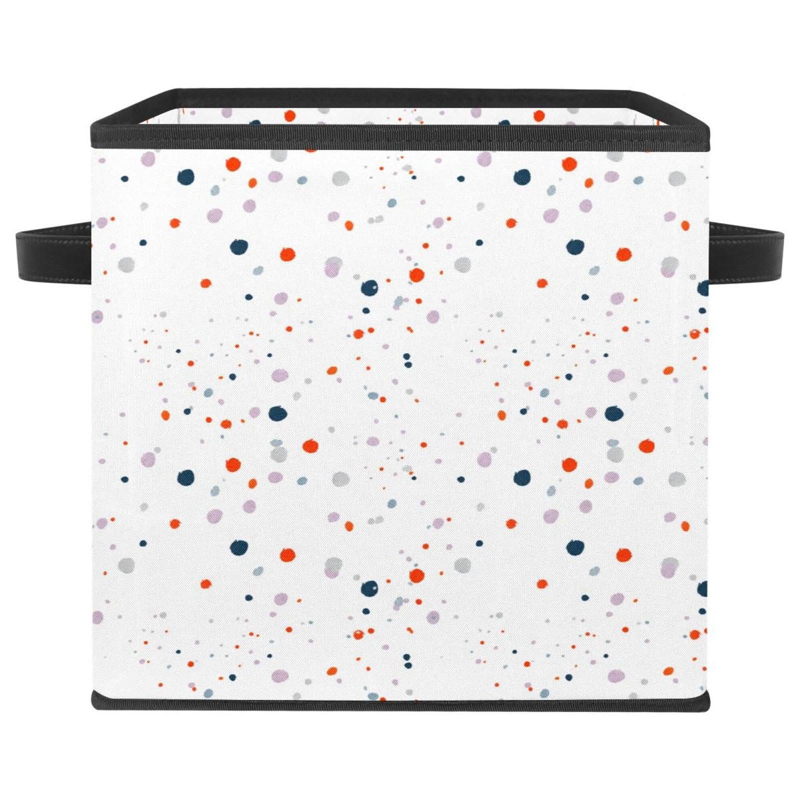 Boîte de rangement cube en tissu pour placard et maison
