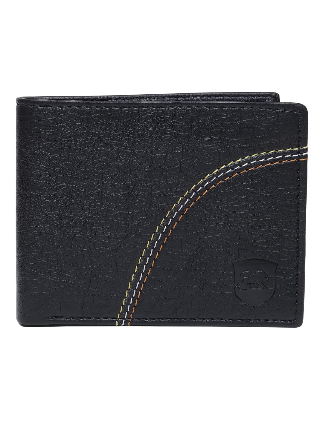 Men Black Solid Fold Wallet - SMWLT07-image-36