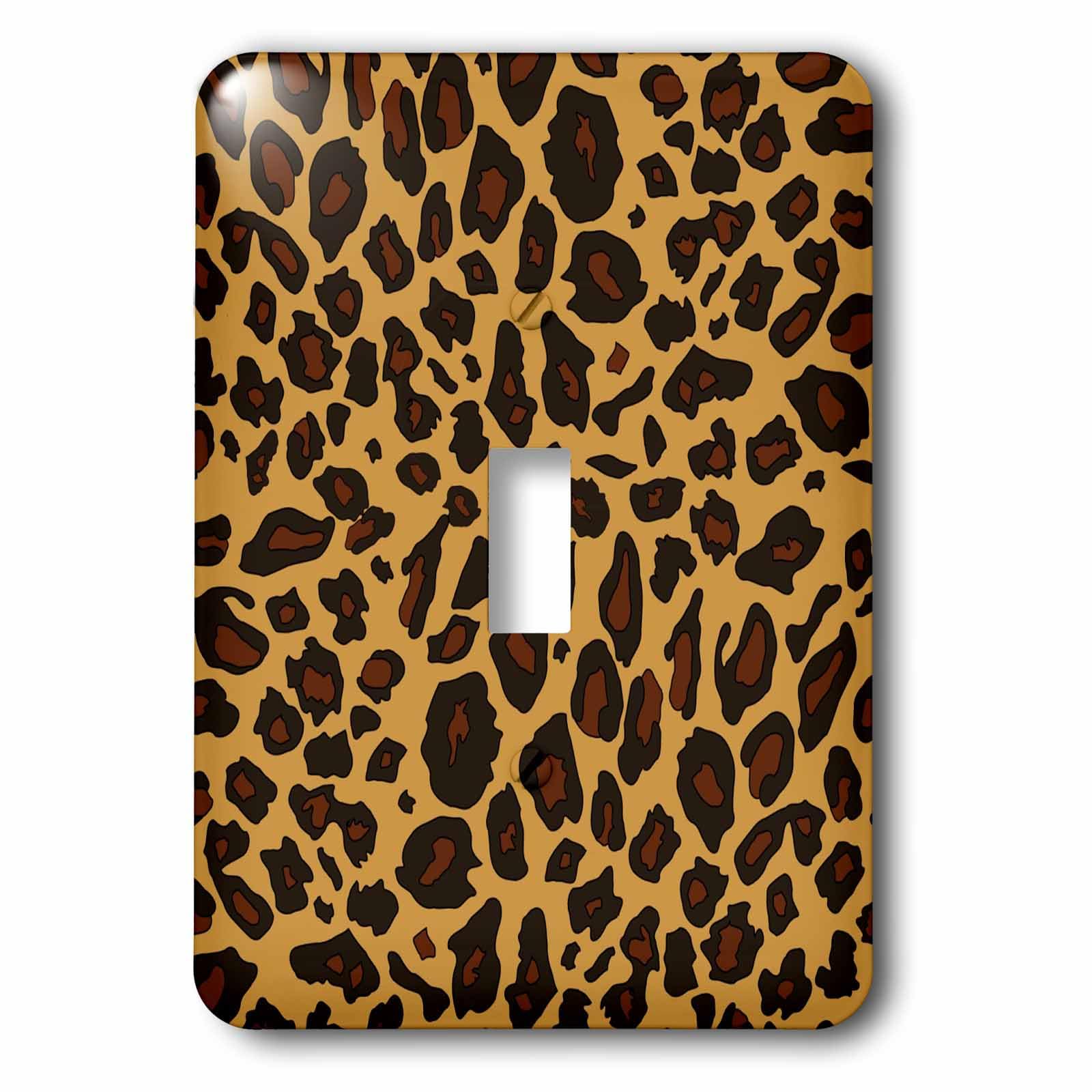 Interruptor de luz de leopardo resistente y lavable para salones modernos