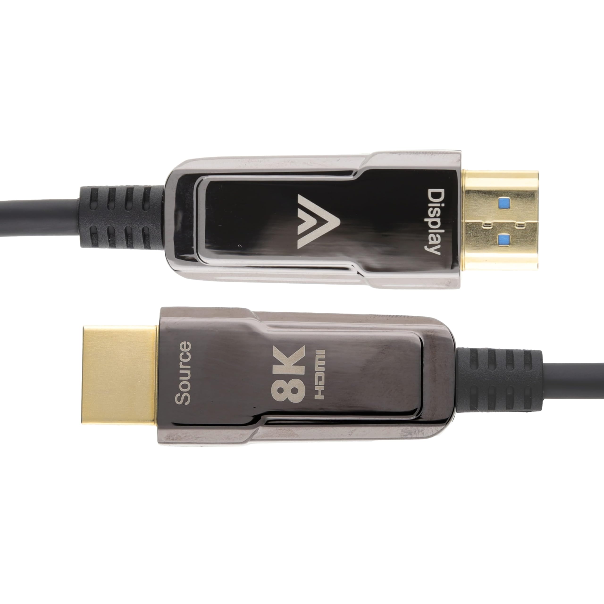 kenable Cable óptico activo 8K HDMI 2.1 AOC 48Gbps Slim HDR 8K @60Hz 4K @120Hz eARC VRR Gaming Home Cinema 30m Negro