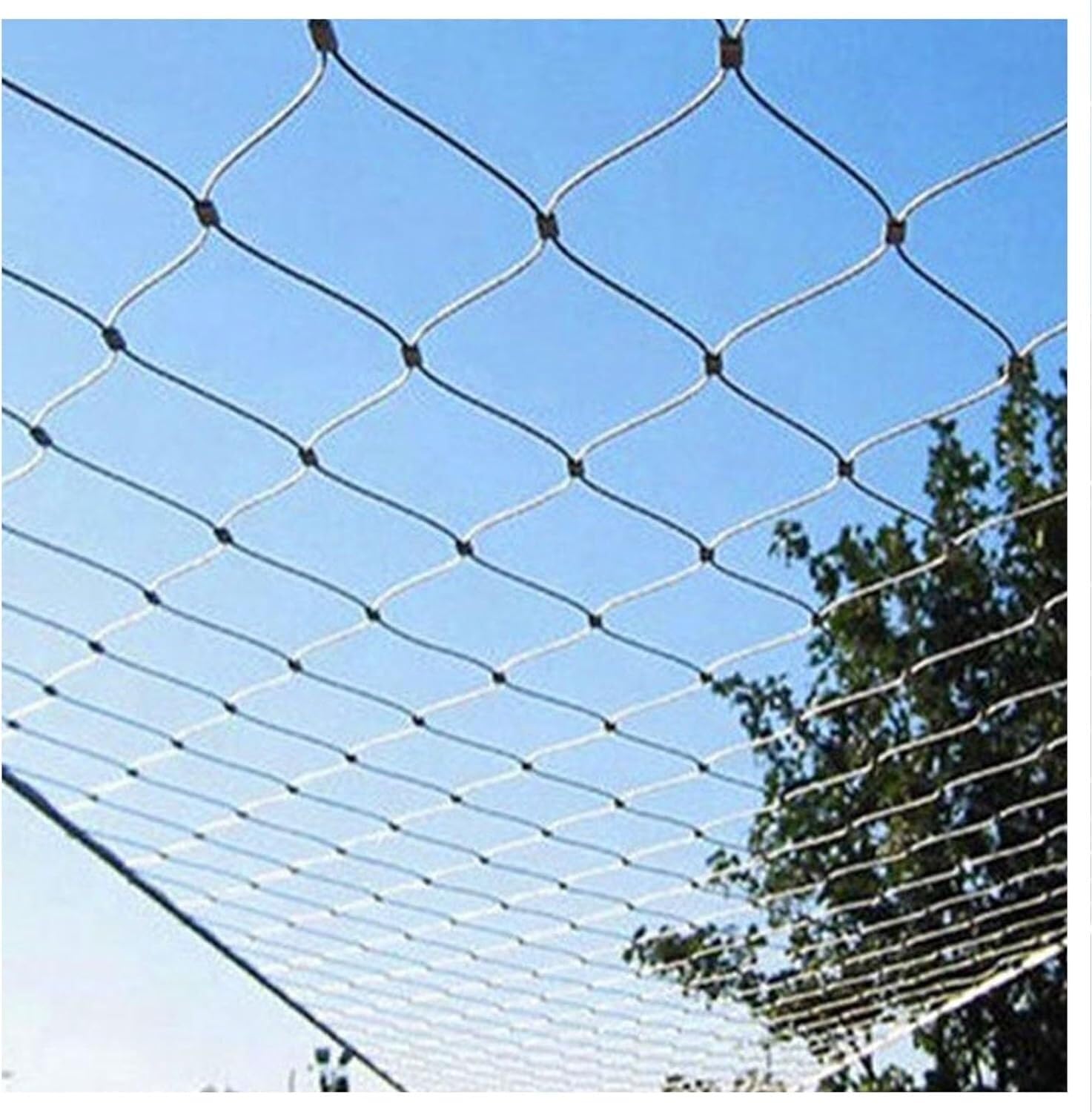 Clôture durable en acier inoxydable flexible contre l'usure extérieure