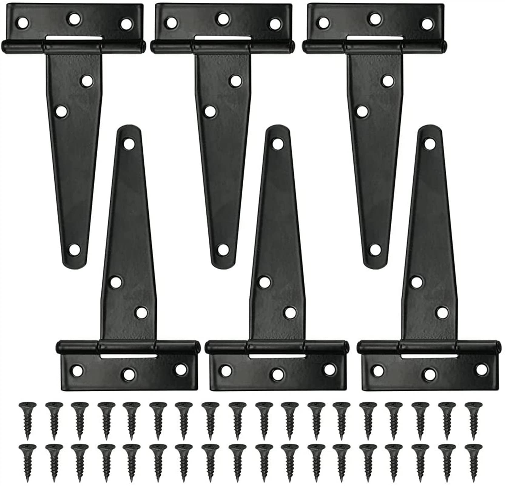 Charnière triangulaire fendue pour rénover les portes de cabanon et volets en bois