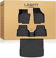 Vista 42 de LASFIT Tapetes de elastómero termoplástico para 1a y 2a fila de asientos de auto, para todo tipo de clima