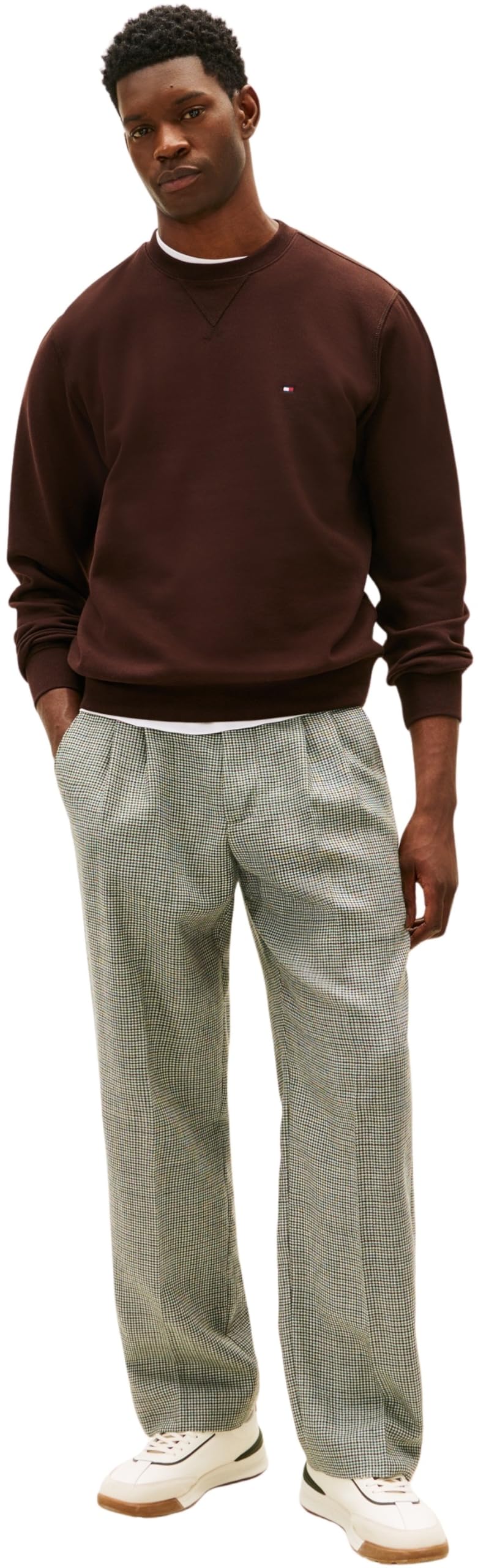 Tommy Hilfiger Sudadera Hombre Seasonal Fleece con Cuello Redondo