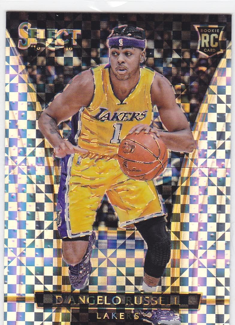 2015-16 SELECT BASKETBALL D'ANGELO RUSSELL SILVER PRIZM ROOKIE REFRACTOR PARALLEL