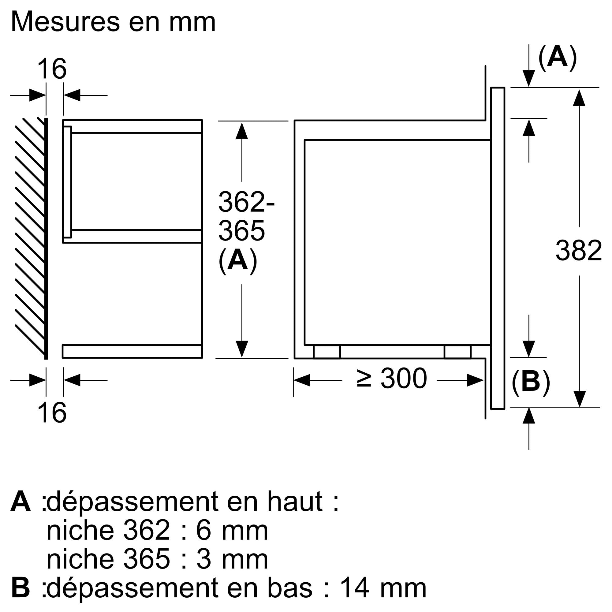 Bosch BFL634GS1 - Série 8 - Micro-ondes intégrable - 60 x 38 cm - 21 litres - Inox