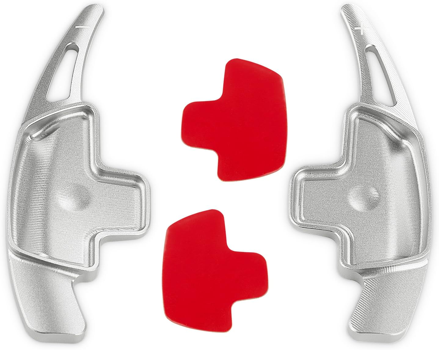 Aluminum Steering Wheel Paddle Shifter Extension Replacement for Mercedes Benz GLA/GLC/GLE/S 2016-2021, GLB 2020-2021, C/CLA/CLS 2015-2021, A/G Class 2019-2021, E/SL/SLC/GLS 2017-2020(Silver)