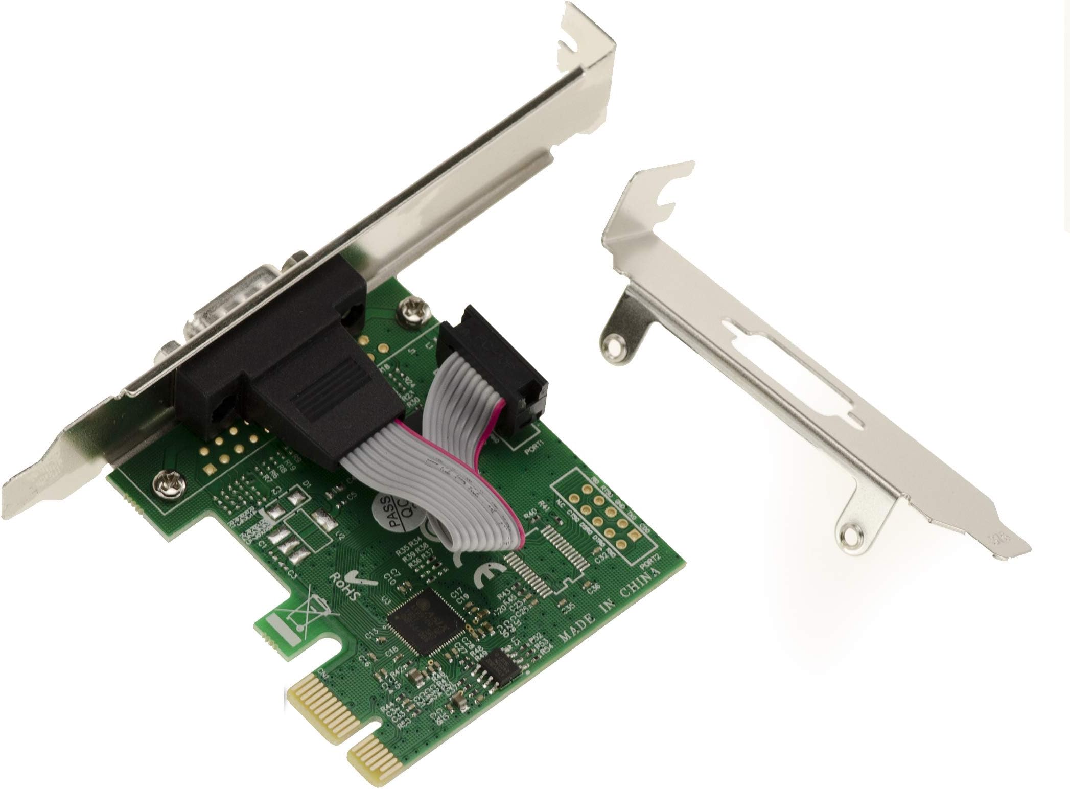 Scheda PCI Express A 2 Porte RS232 - Doppia Porta Seriale DB9, Per Windows E Linux - Foto 2