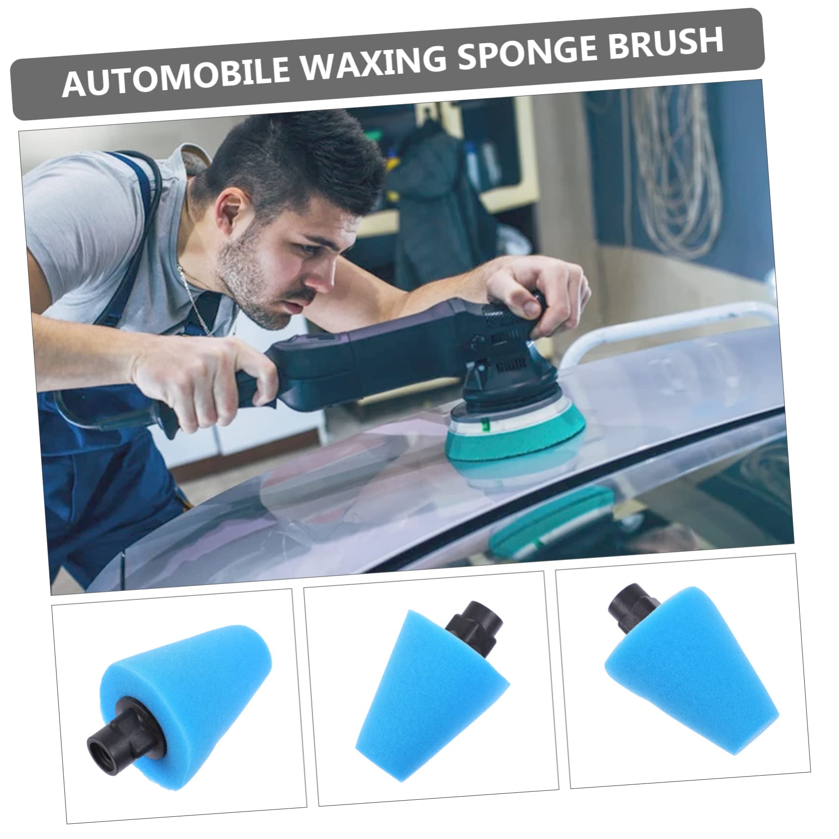 Gatuida Brosse en Mousse PP pour Nettoyage de Jantes Voiture Solide et Polyvalente