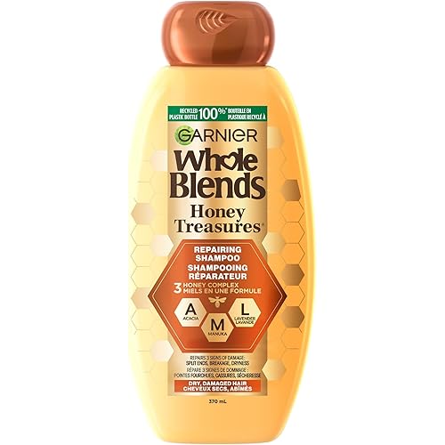 Garnier Whole Blends Repairing Shampoo Honey Treasures, 12.5 Fluid Ounce