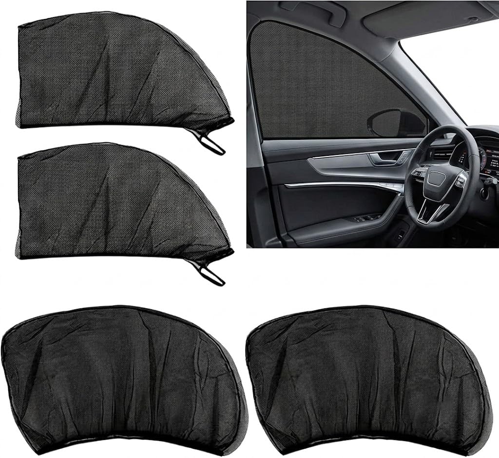 Tryagat 4 Pcs Car Window Mesh for Nissan Micra (K15) 2025 2026