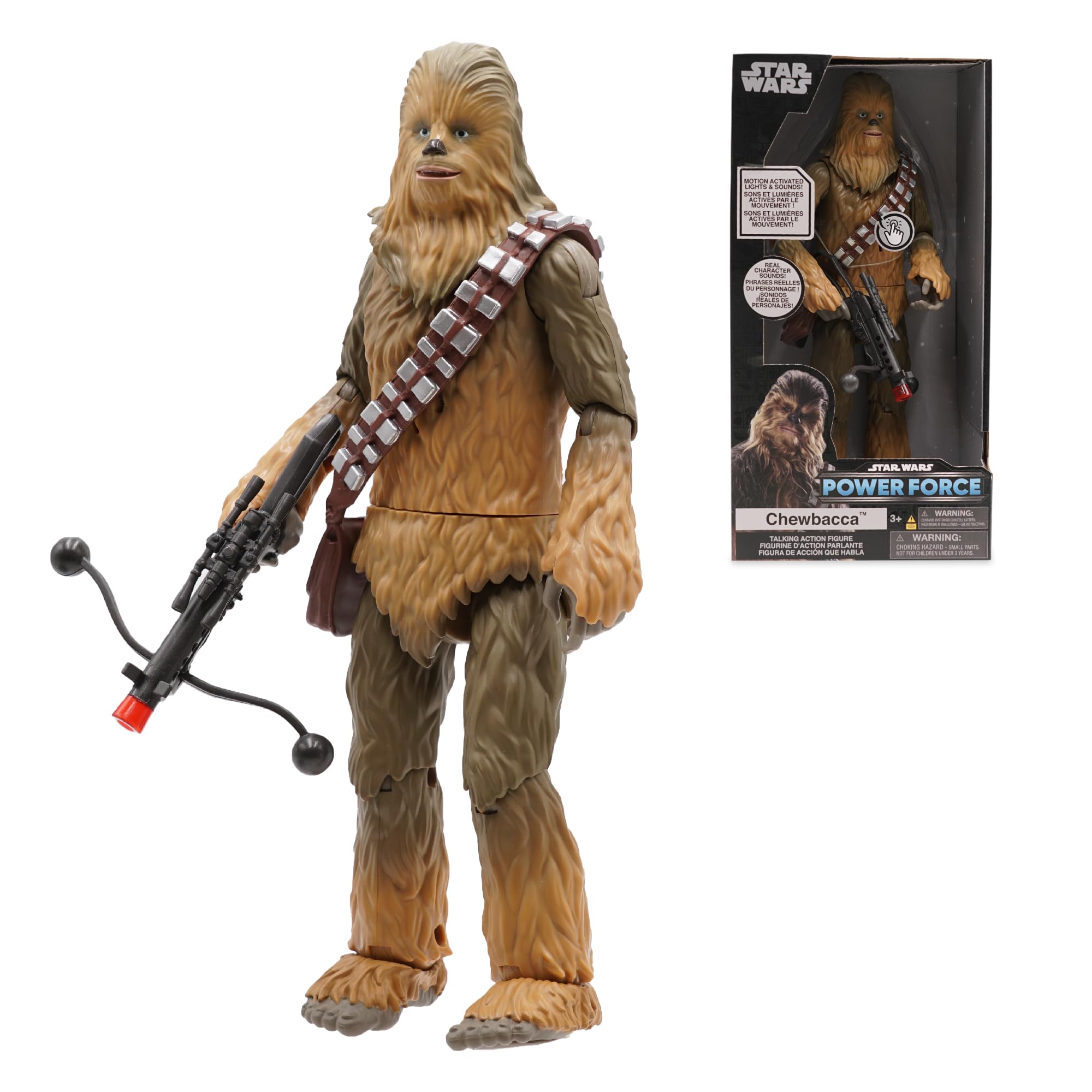 Disney Store Official Chewbacca Talking Action Figure Star Wars 28