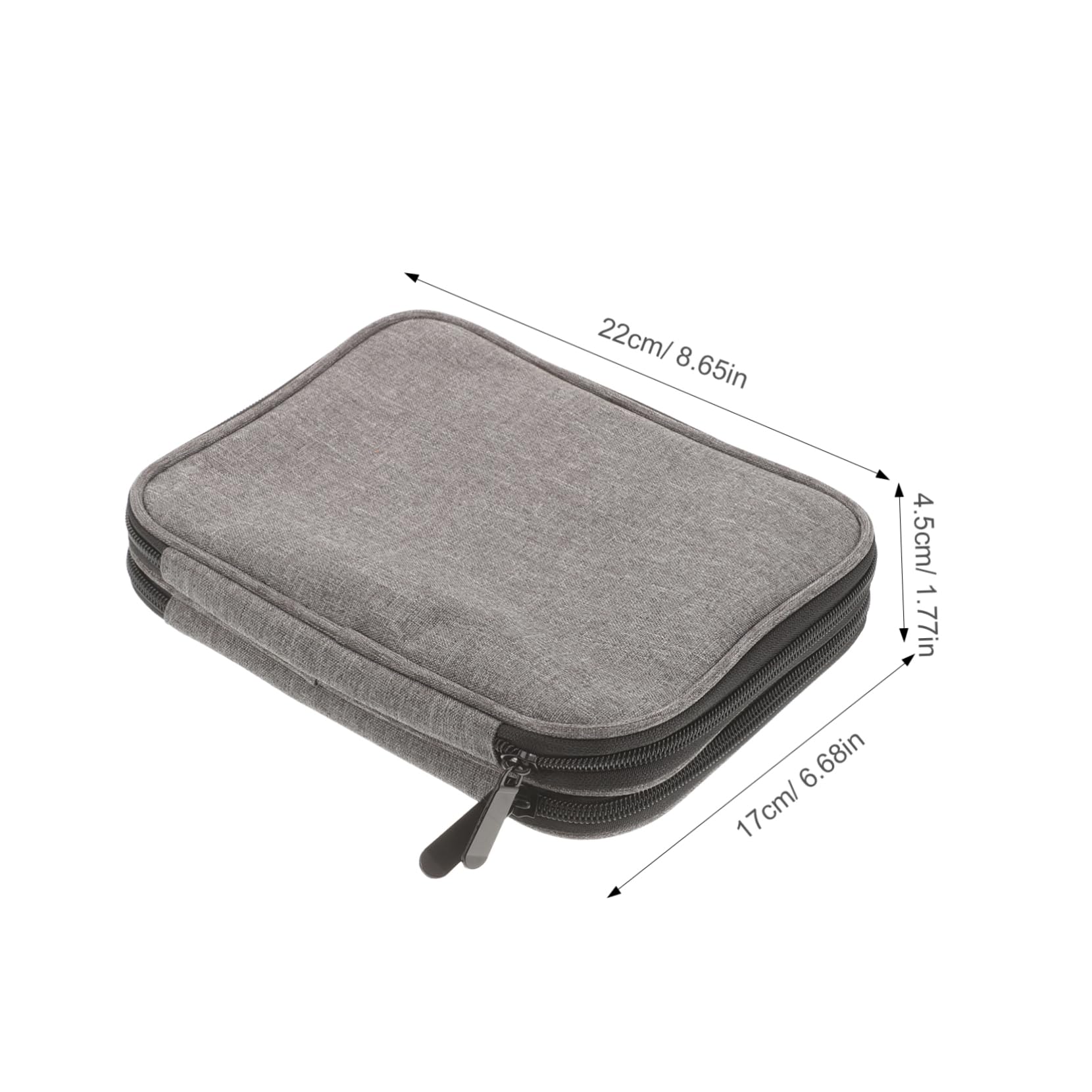 OSALADI Large Capacity Oxford Cloth Wire Loop Knitting Needle Storage Bag Multi Compartment Organizer for Crochet and Knitting Tools for Personal and Travel Use