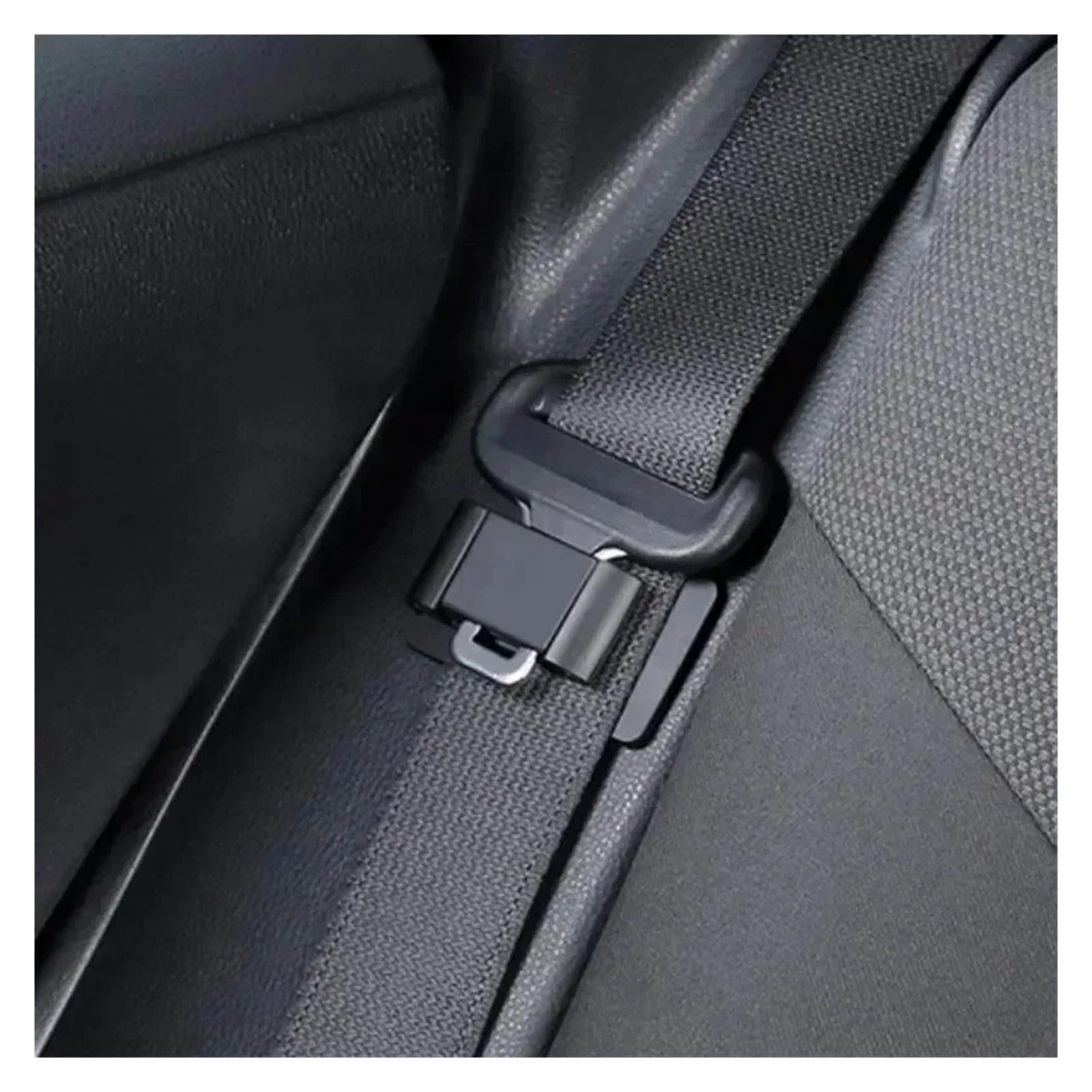 Car for Seat Belt Limiter Fixed Buckle Stopper Clip Non-Slip Adjusting Device(włókno węglowe - 1 szt.)