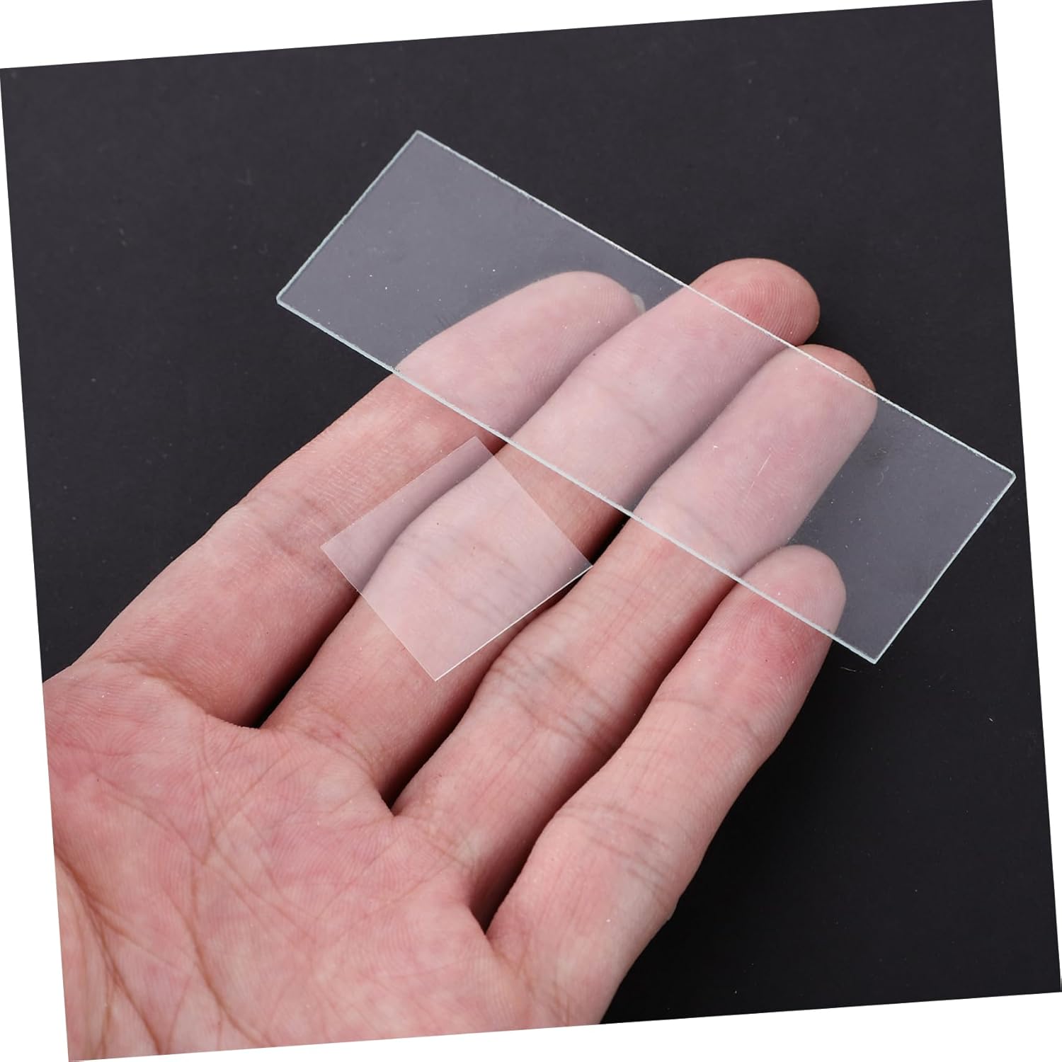 BESTOYARD 150 Pcs Glass Slide Microscope Slides Cover Glasses Glass with Lid Kid Binoculars Miniature Kit Tools Prepared Microscope Portable Telescope Screen Cover Slip Student Glass Cover