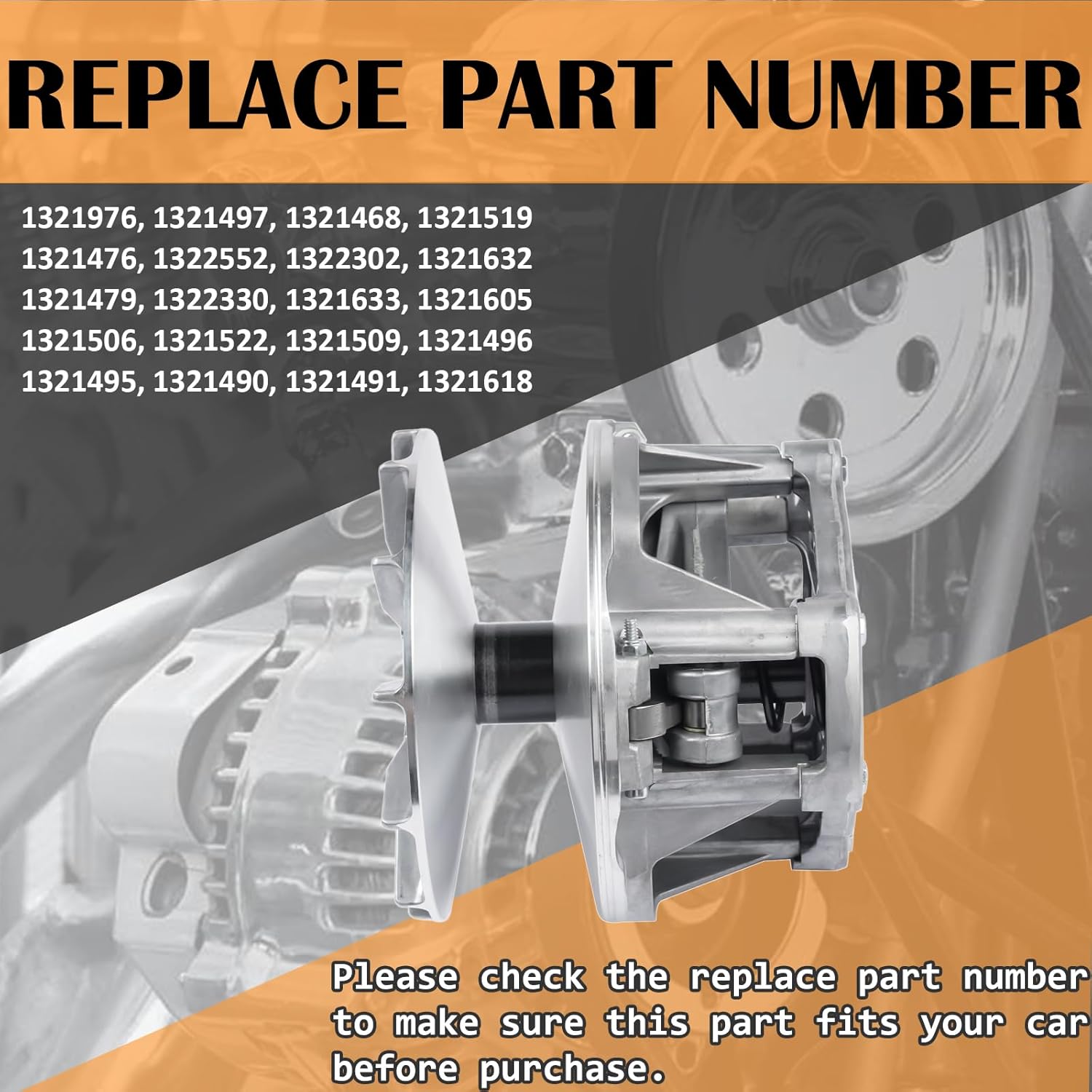 1321976 Primary Drive Clutch Fits for Sportsman 500 Magnum 325 330 SCRAMBLER 400 500 Replaces 1321476 1321468