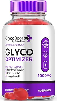 NutraRize GlycoBoost Gummies, Official Glyco Boost Glyco Optimizer Gummy, All Natural Formula to Maintain Stable Healthy Levels and Overall Wellness, Premium GlycoBoost Gomitas Review 60 Gummies