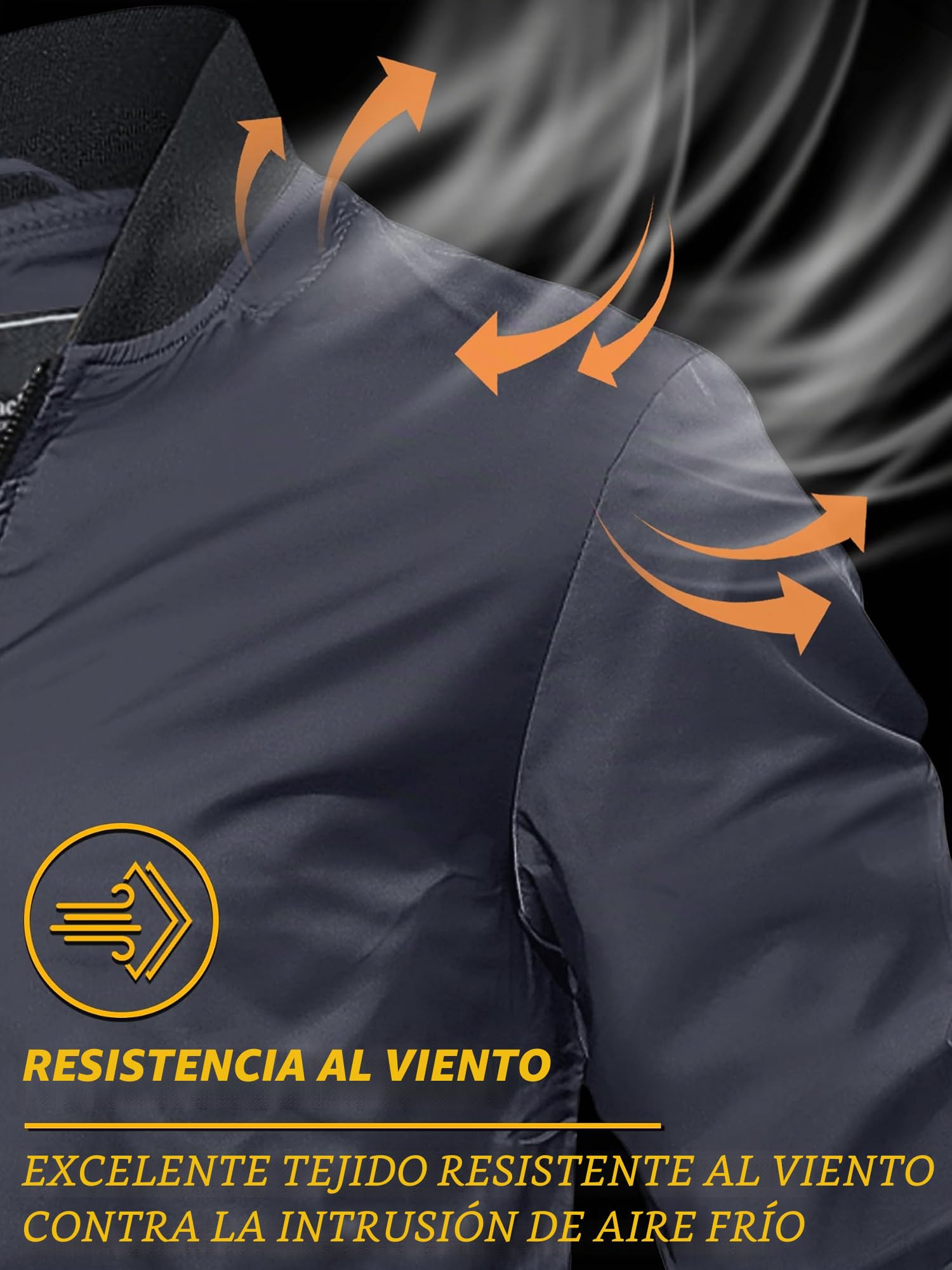 TACVASEN Chaquetas de Hombre Chaqueta de Béisbol Informal Inteligente Chaquetas Cortavientos Ligeras Chaqueta de Verano al Aire Libre
