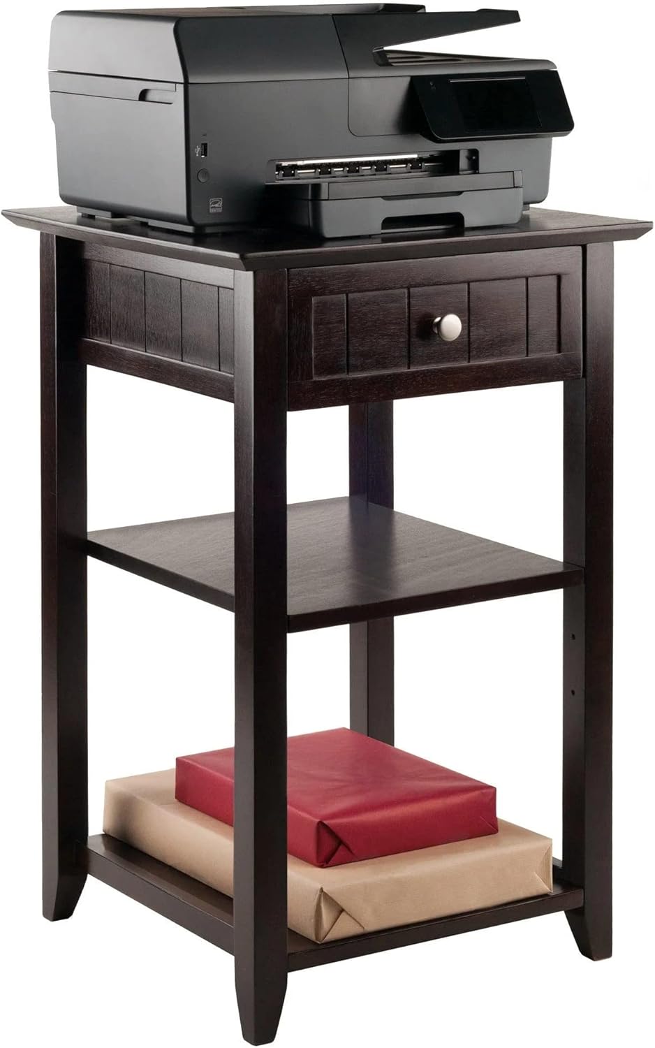 Winsome Burke Printer Stand with drawer open