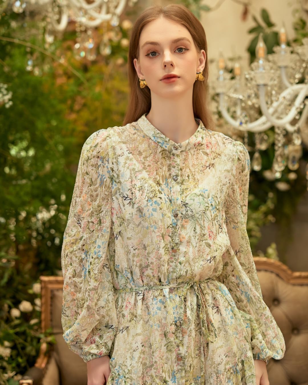 SIXDO Voile Flared Dress for Women, Casual Style and Elegant Statement for Seasonal Gatherings - Image 3