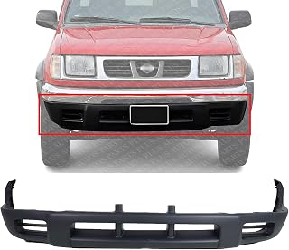 Front Bumper Lower Valance Panel Primed Plastic Direct Replacement Compatible With 1998-2000 Nissan Frontier / 2000-2001 Xterra NI1095119 NI1095120 620123S525 F20127Z025