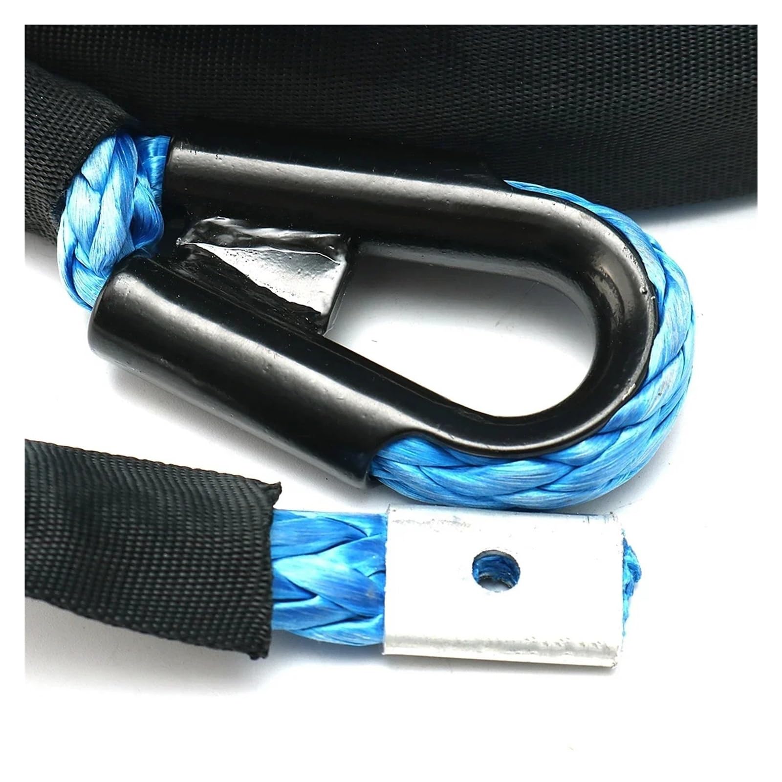 Z Aluminiową Wyciągarką ATV Hawse Fairlead Niebieska Syntetyczna Lina Do Wciągarki 10 Mm X 30 M Solidna I Niezawodna