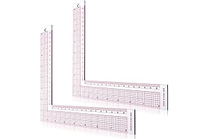 Professional L Ruler Set for Quilting and Tailoring