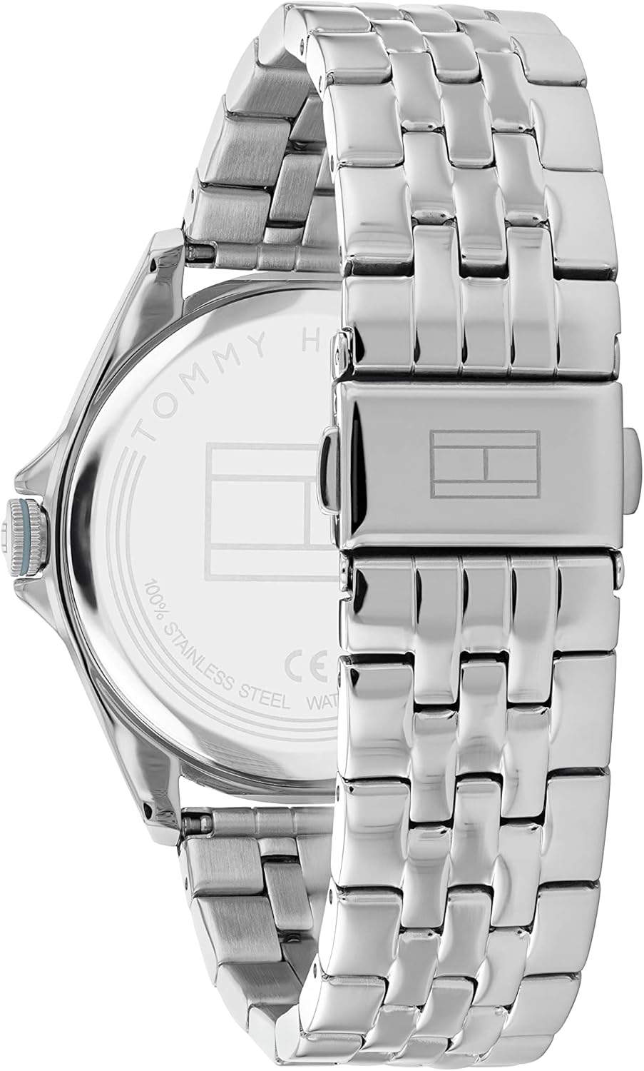 Miniatura 3 de Tommy Hilfiger Reloj de pulsera de cuarzo de acero inoxidable y eslabones para mujer color plateado modelo 1782481 plateado Reloj de cuarzo