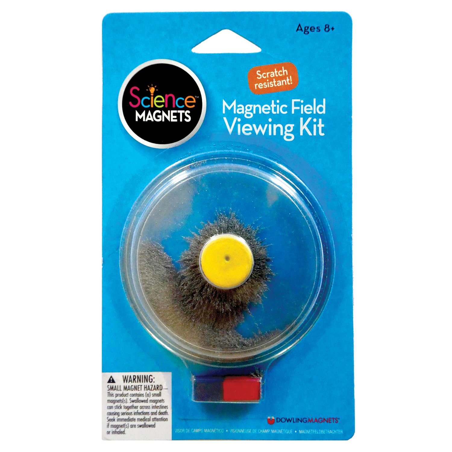 Dowling Magnets Magnetic Field Viewing Kit with Steel Filings