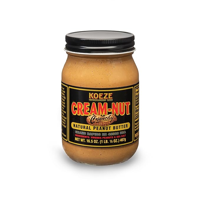 Case of Cream Nut Crunchy Peanut Butter - (6 Jars) miniatura 2