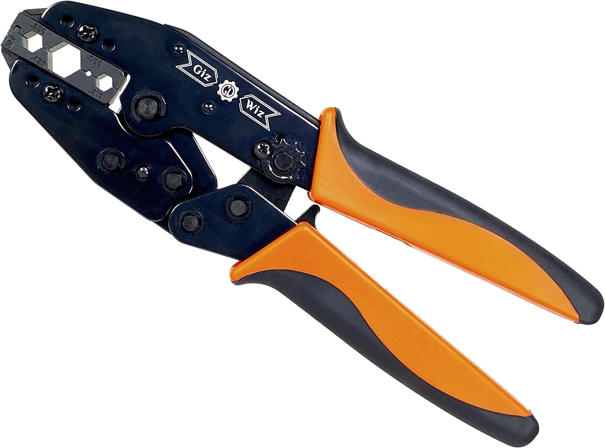 RF Coax Ratchet Crimp Tool For RG58 RG59 RG62 RG11 RG8 RG213 0.256" 0.429" 0.068" 0.213" G-H3D2