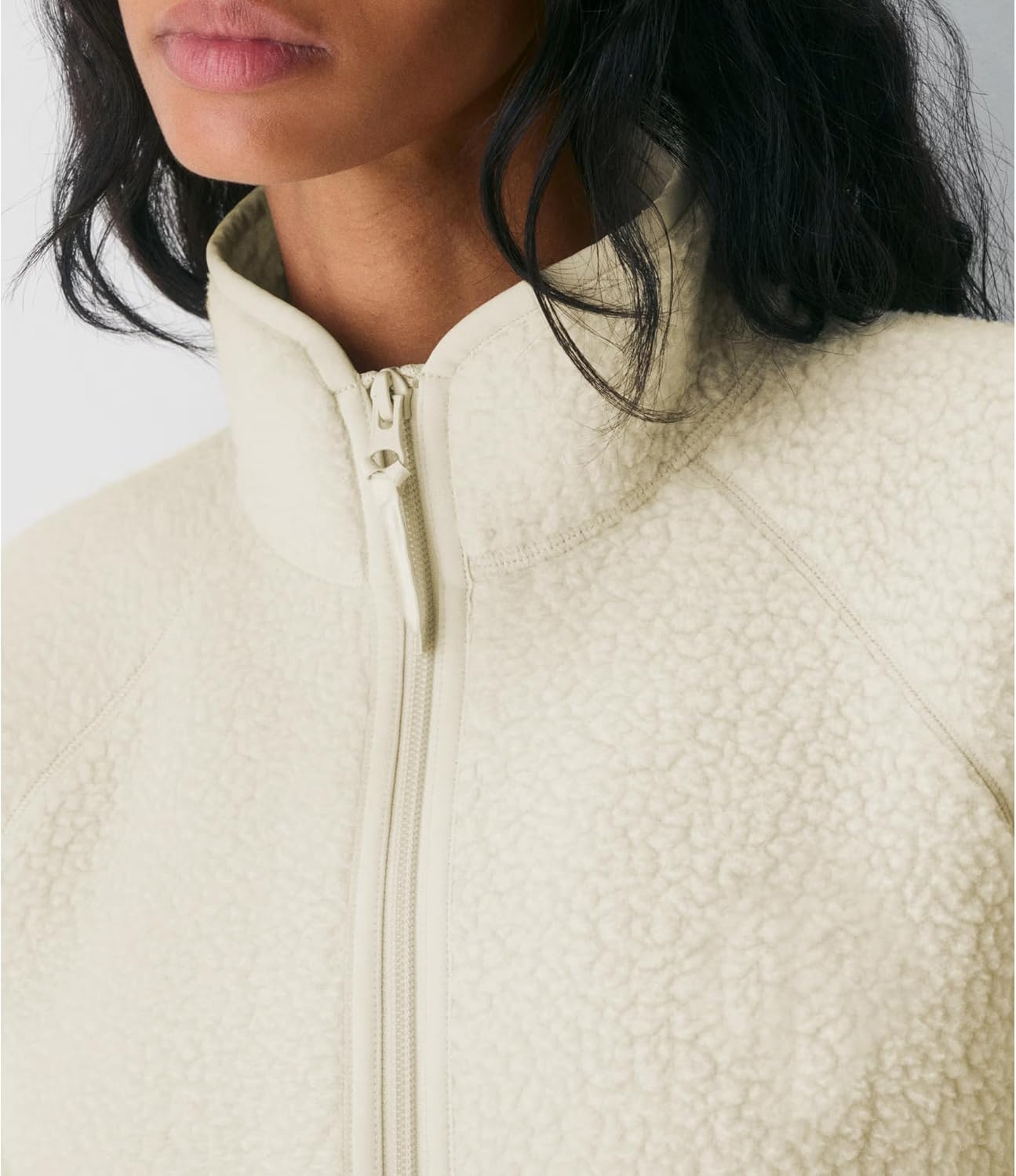 Hixiaohe Womens Fuzzy Fleece Jacket Fall Winter Warm Long Sleeve Sherpa Coats Casual Full Zip Up Outerwear with Pockets - Image 6