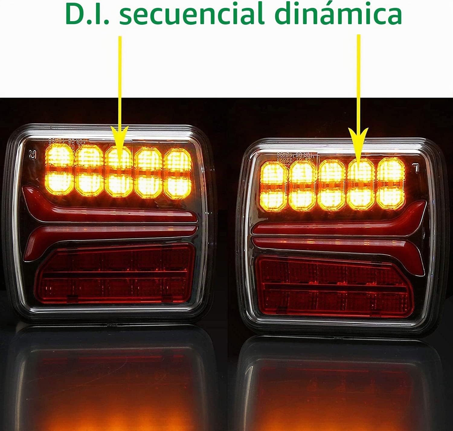 Ryme Automotive Kit de Pilotos Inalámbricos Remolque 12V - Homologación ECE R4 R6 R7 R10, Dirección, Freno, Posición y matricula · Wireless
