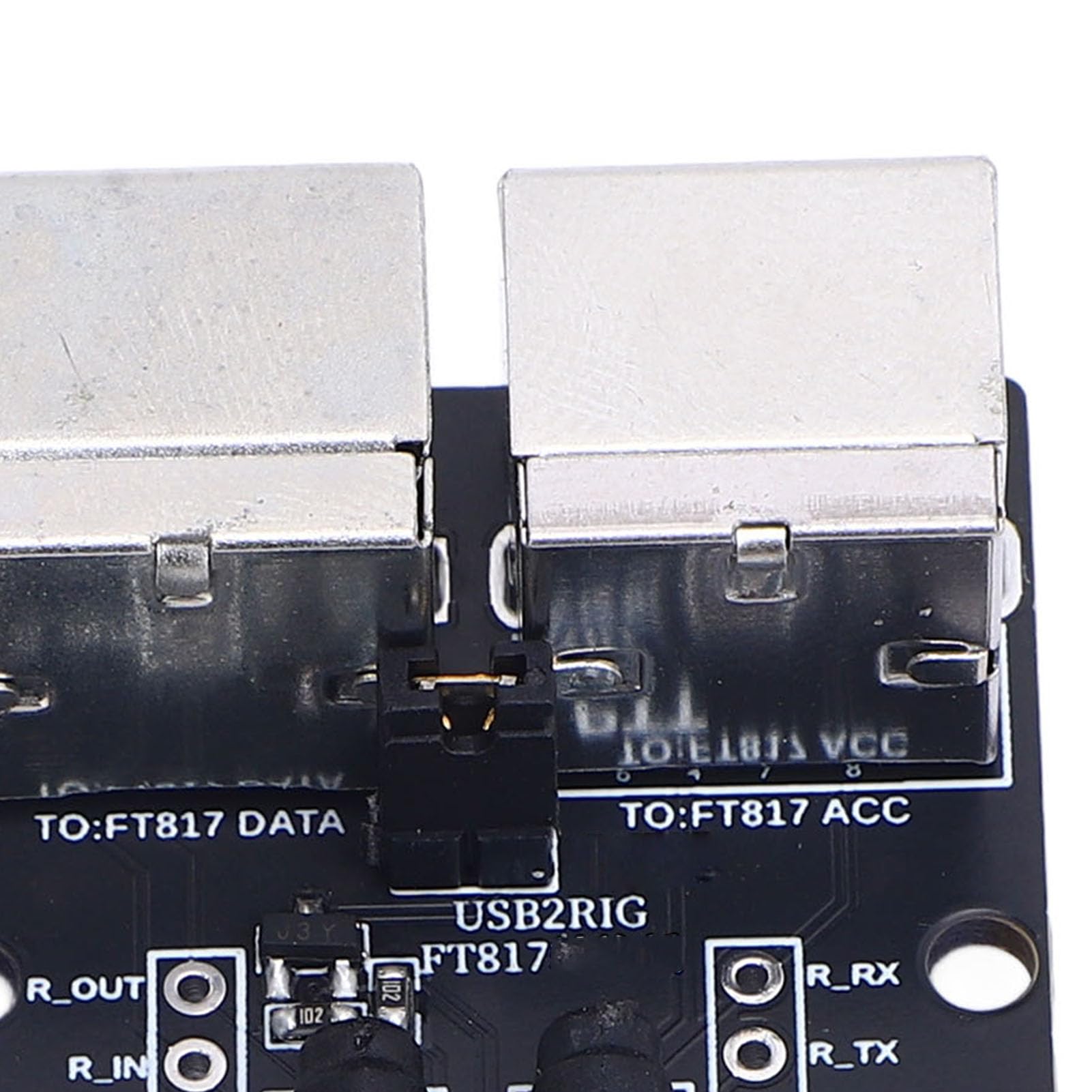 Interfaccia modalità Digitale Integrata Scheda Audio USB Tutto in per Radioamatori per OSX Interfaccia modalità Digitale per Hobbisti Materiale ABS