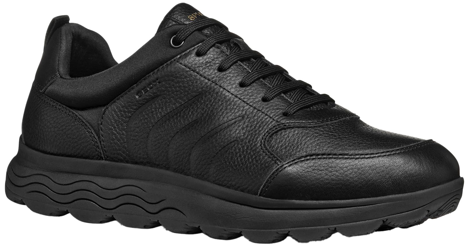 Geox Men's U SPHERICA B Sneaker, Black, 7 UK