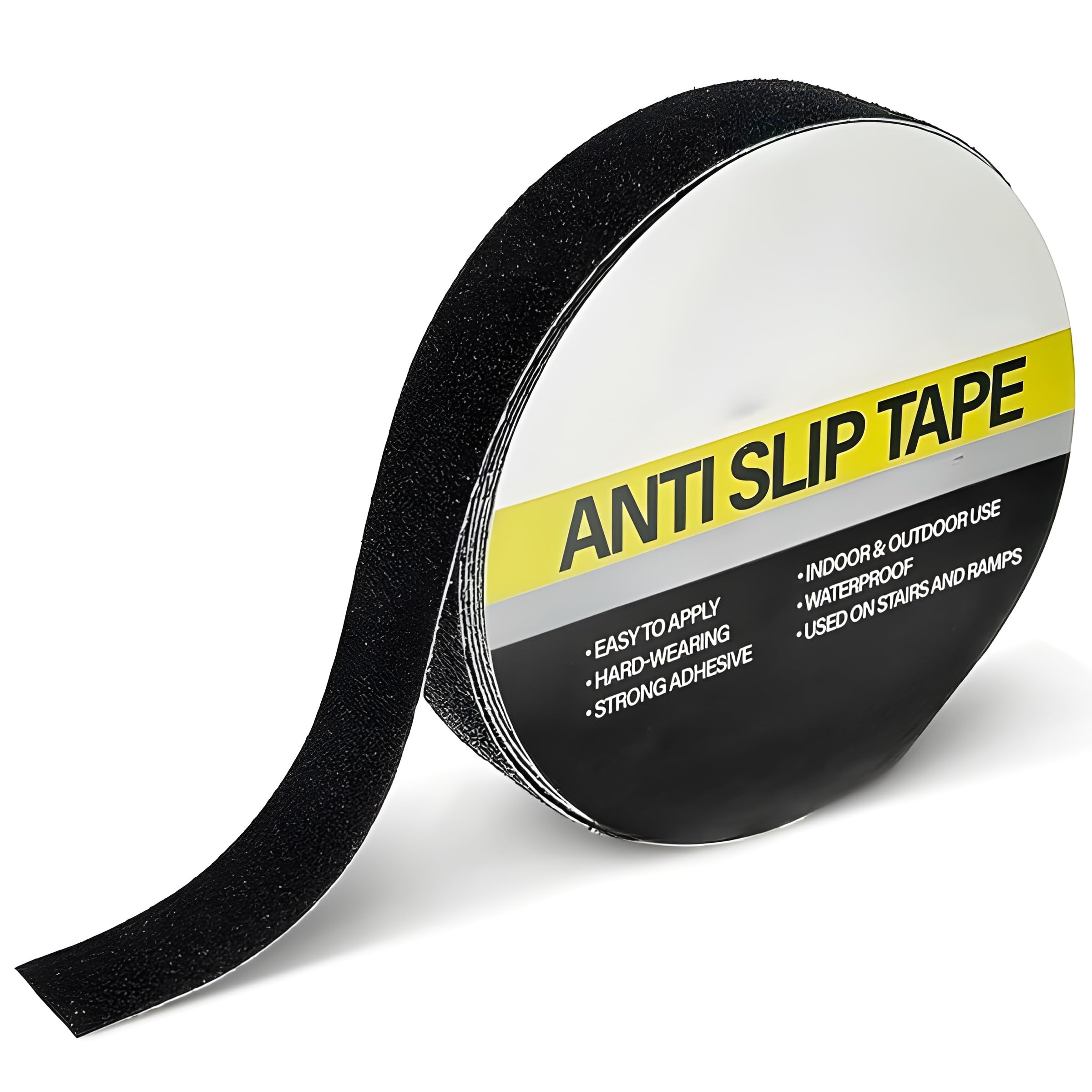 Bellveen Anti Slip Tape Black 1 inch Slip Tape Grip Tape for Stairs Heavy Duty Non Skid Tape Traction Tape for Outdoor Anti Slip Tape for Stairs, Walkways, Ramps, Skateboard (B0D8TT86Y6) Amazon Price History, Amazon Price Tracker