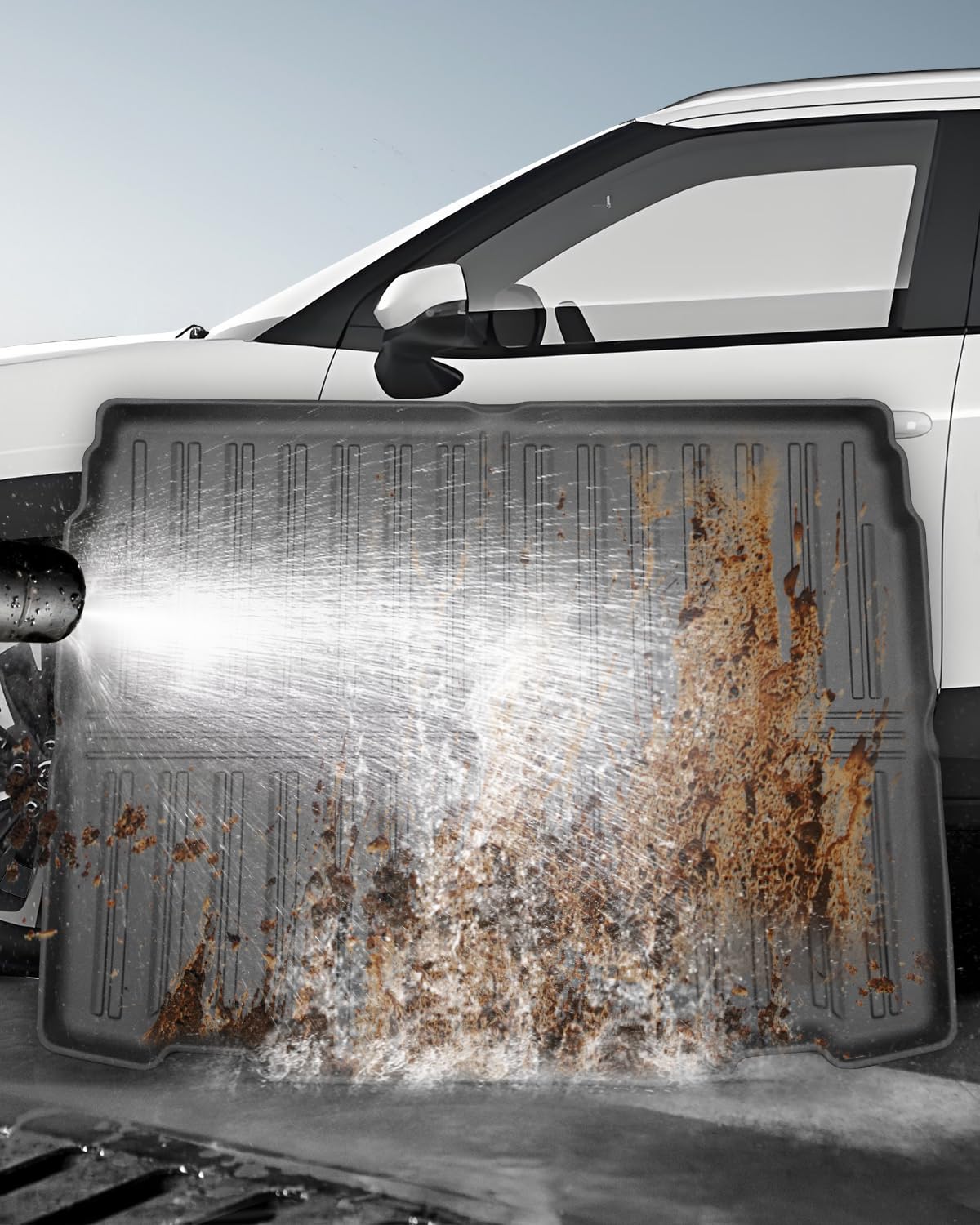 TPE Mata do Bagażnika Górna do Toyota Yaris Cross Hybrid 2021-2026 | Dywanik do bagażnika Oryginalna, Maty do Bagażnik z Wysokimi Krawędziami, Akcesoria Antypoślizgowymi i Wodoodpornymi