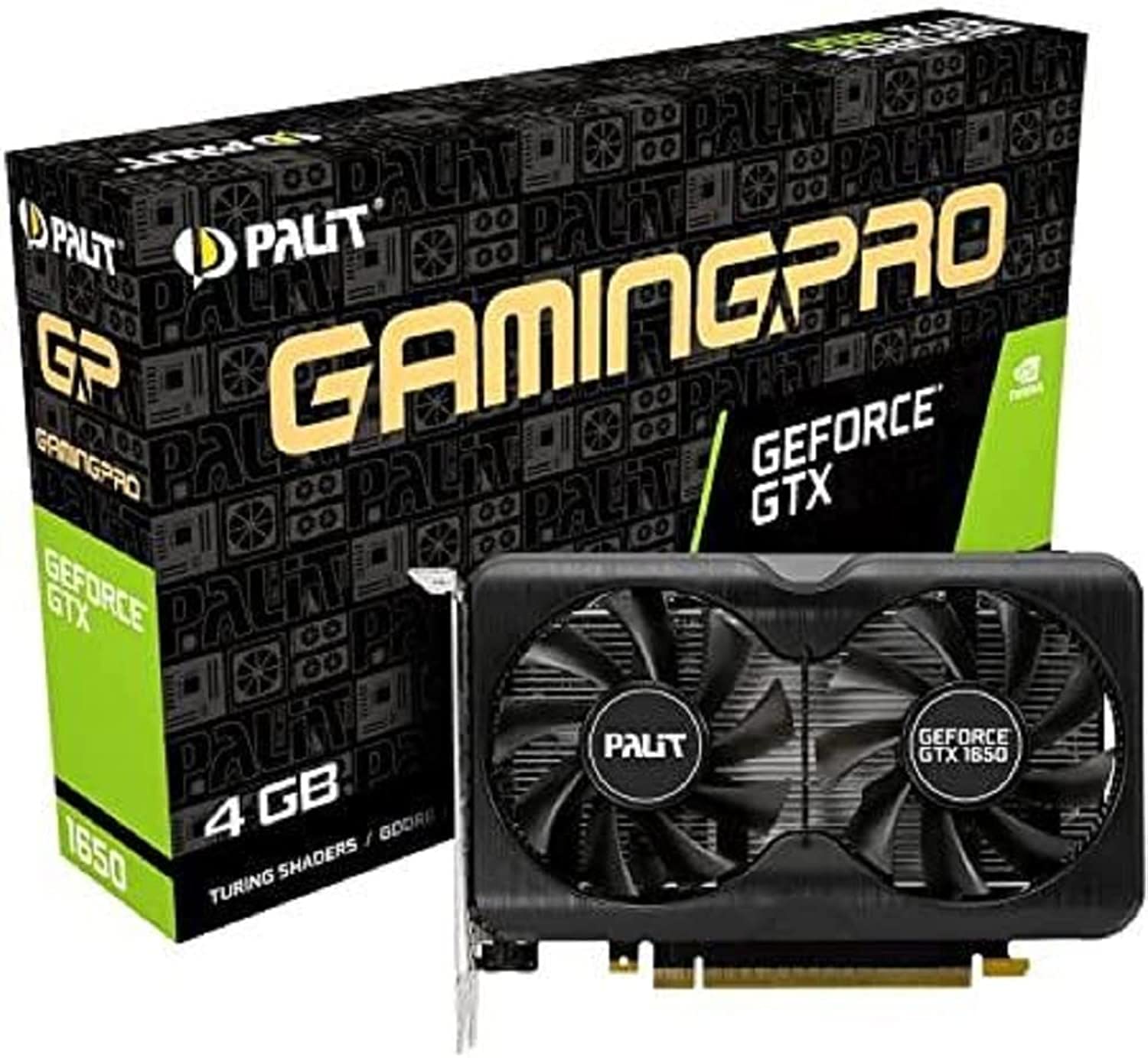 Palit GeForce GTX 1650 GamingPro 4 GB GDDR6 Graphics Card, 896 