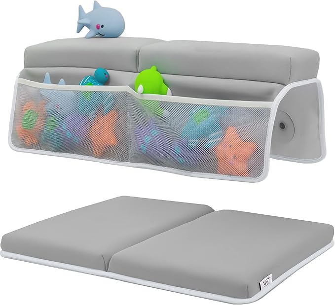 Baby Bath Kneeler and Elbow Rest Pad Set Thickest Bathtub
