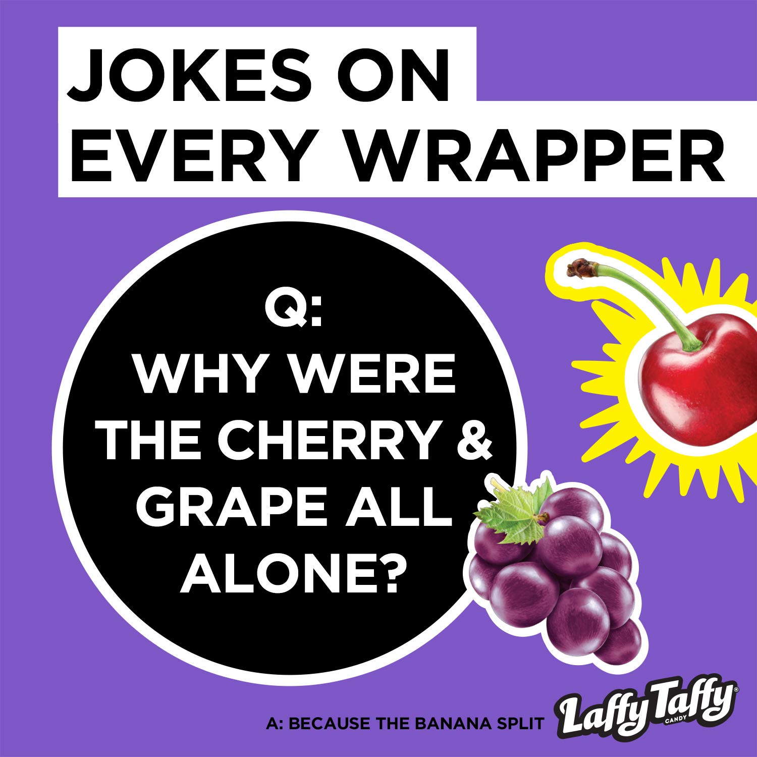 Laffy Taffy Candy, Stretchy & Tangy, Assorted Flavor Variety Box, 1.5 oz Bars (Pack of 24) : Everything Else