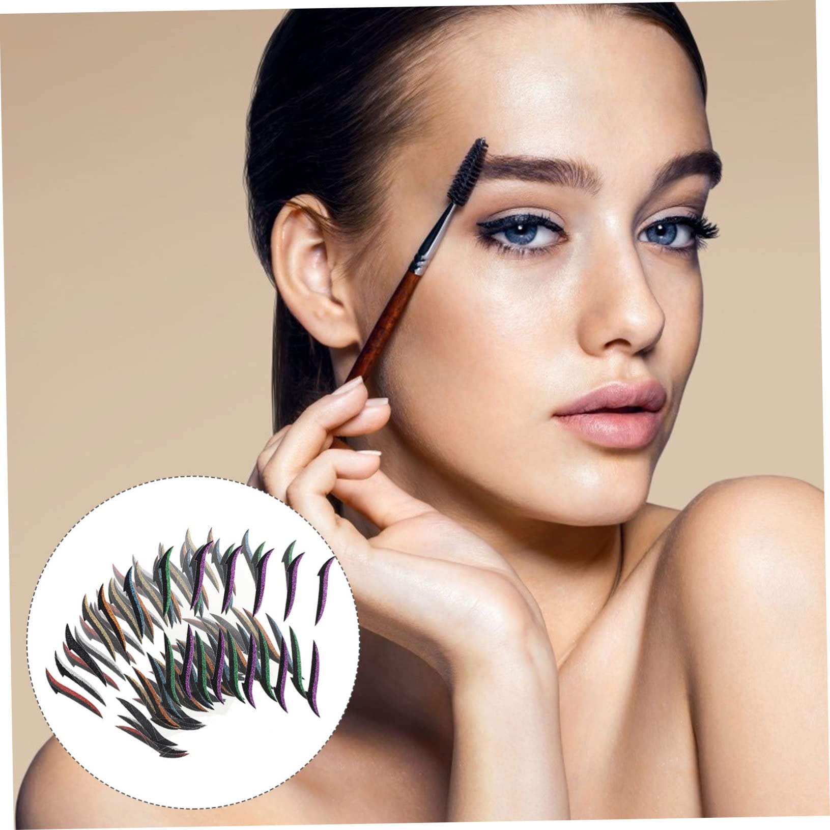Healeved 200paires Stickers Eyeliner Autocollants Maquillage Des Yeux Strips Liner Invisibles Réutilisables Pour Look Cat Eye Parfait Pour Maison Et Voyage