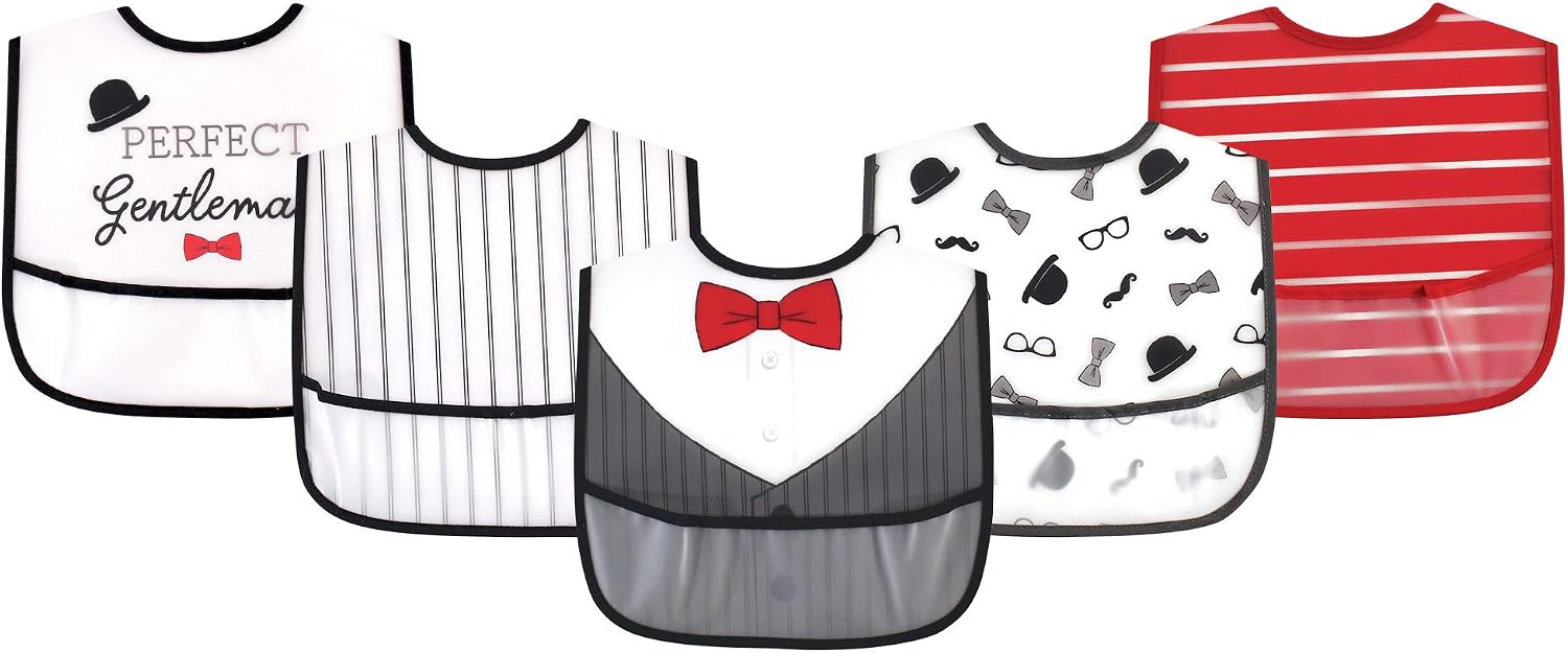 Little Treasure Unisex BabyWaterproof PEVA Bibs