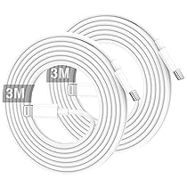 ZMHPJQ 3m iPhone Cavo Caricatore USB C (Certificato MFI) 2pack cavetto di ricarica veloce di tipo C to lightning fast charger Cavi