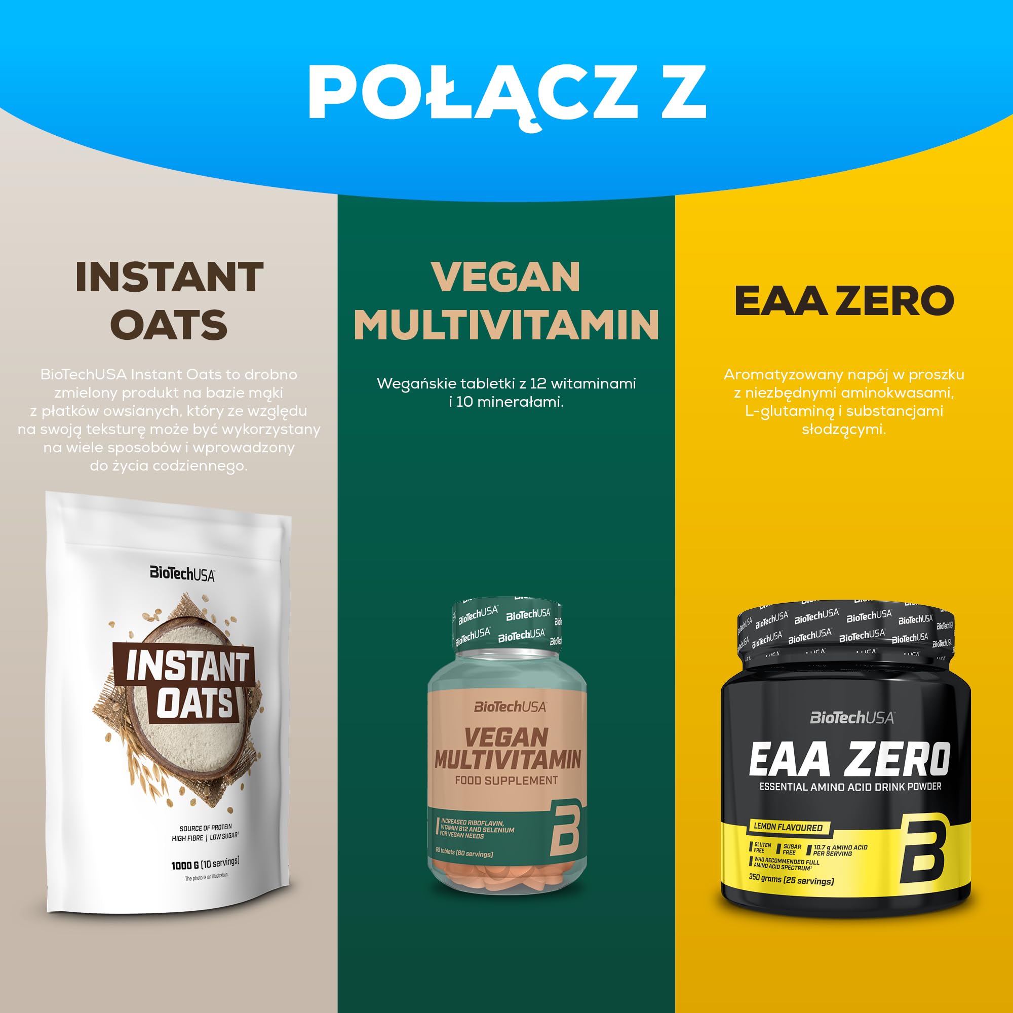 BioTechUSA Protein Power | Wysokobiałkowy, bez cukru, bez laktozy, bez glutenu | Dodatek kreatyny, 1 kg, Czekolada | Z białkiem serwatkowym, izolatem białka sojowego, kazeinianem wapnia | bez cukru, laktozy i glutenu | 1 kg, czekolada
