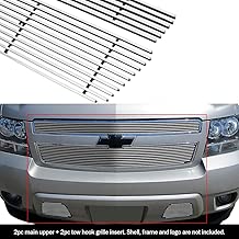 APS Compatible with 2007-2014 Chevy Tahoe Suburban Avalanche Billet Grille Grill Insert Combo C67919A - coolthings.us