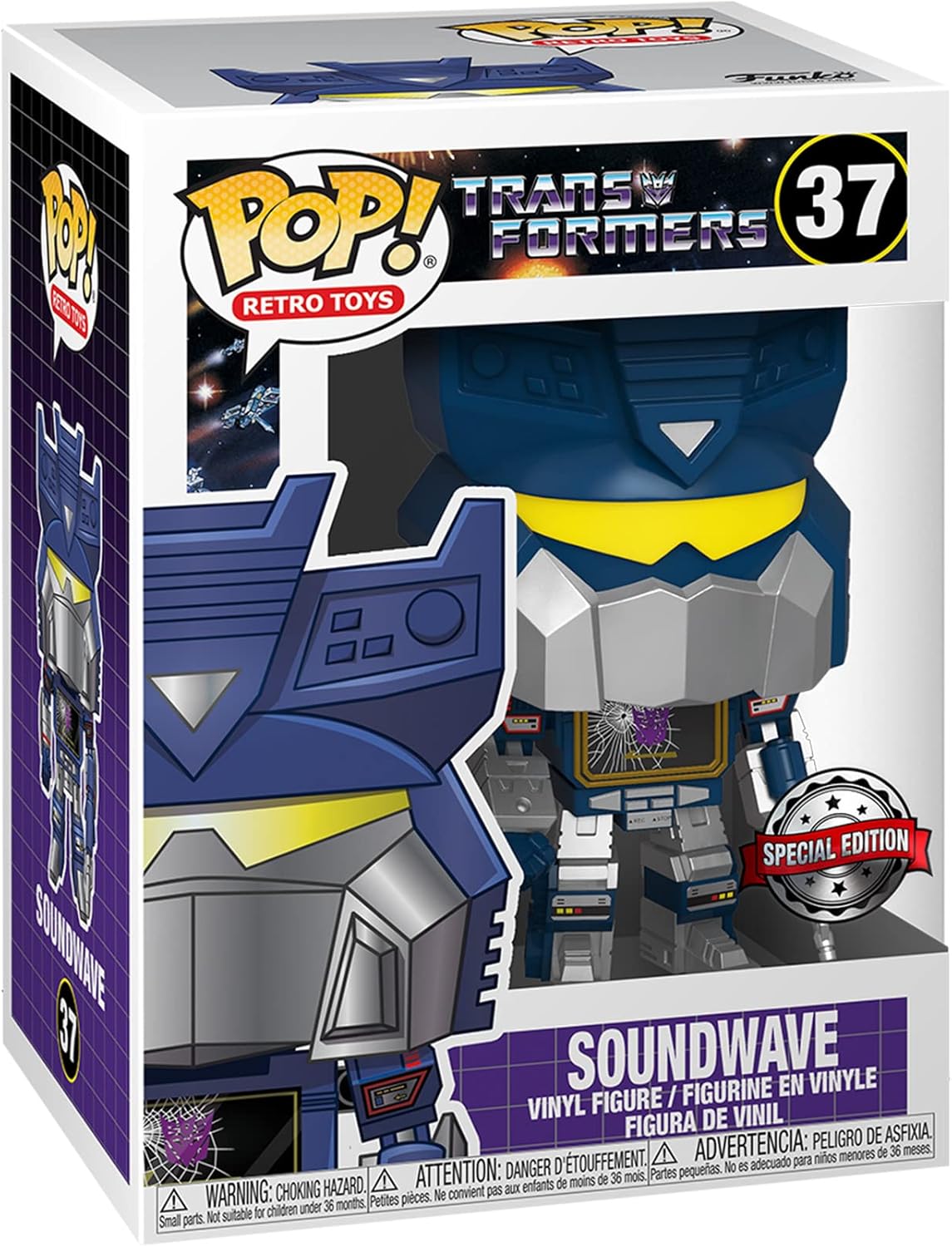 Funko Pop! Transformers 37 Battle Damaged Soundwave Exclusive Figure