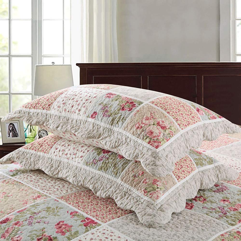 HAVOP Copriletto trapuntato per letto king size, in marmo beige, con stampa di marmo dorato, beige, avorio, set di biancheria da letto per tutte le stagioni (1 trapunta, 2 federe