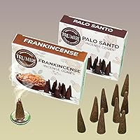 Vista 355 de TRUMIRI Incense Cones - Combo Pack of 20 Cone Incense - 10 Nag Champa + 10 Palo Santo - Insence Cones - Incense Cones Scented - Cone Incense Scents