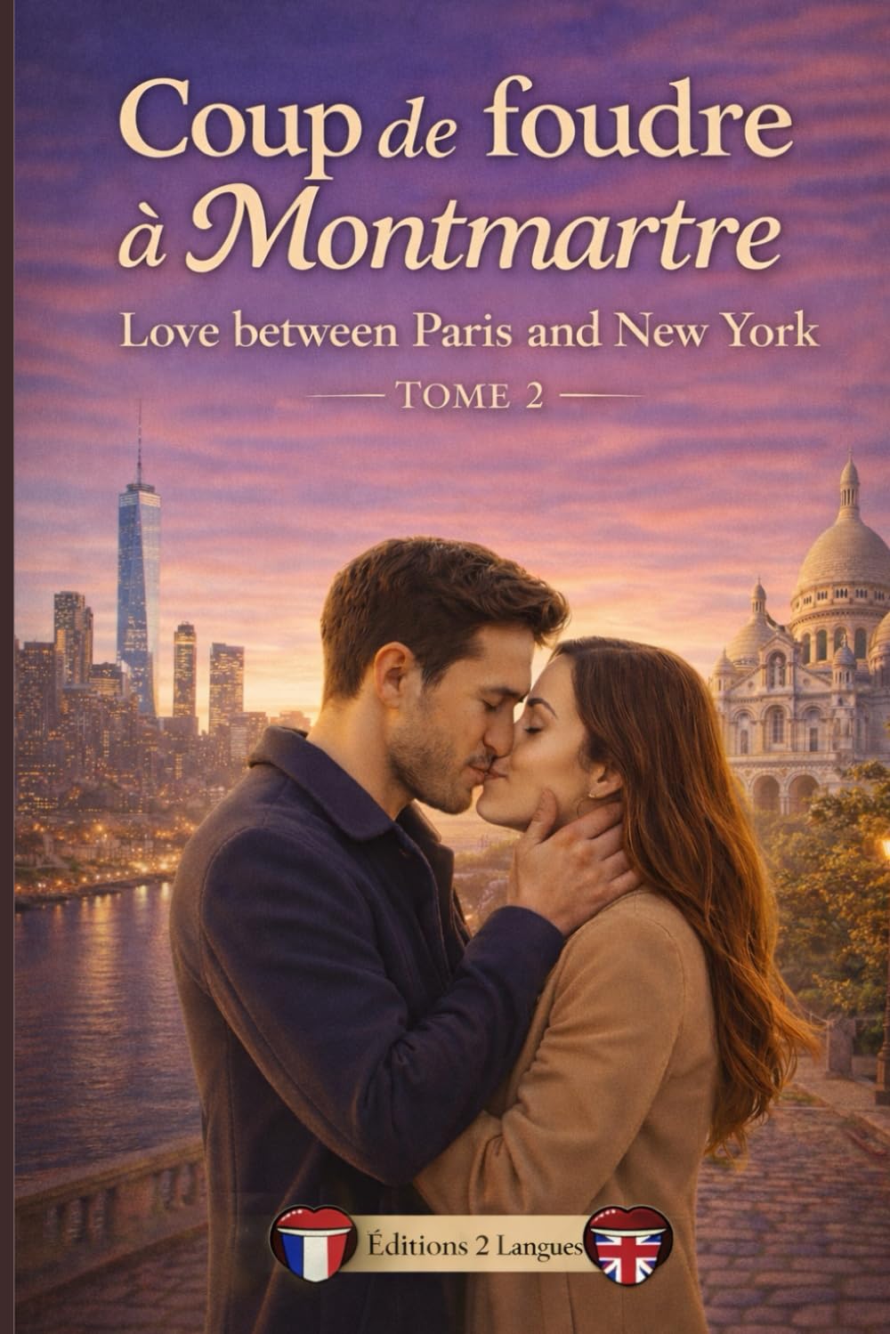 Coup de foudre à Montmartre: Love between Paris and New York - Romance bilingue contemporaine - Tome 2