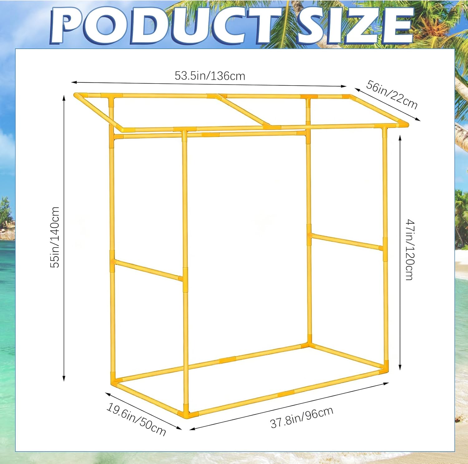 Similar 50Pcs Tiki Bar Decor Hut Kit, Hawaiian Party Decorations with Tiki Hut, Banner, Roof, Palm Leaves, Flower Garland & Table Skirt, Luau Pool Beach Party Supplies